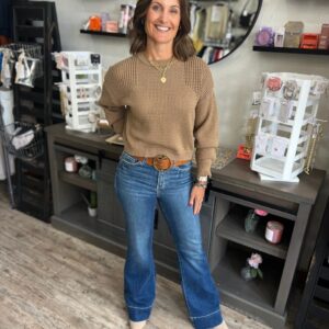 Sidney High Rise Trouser Denim