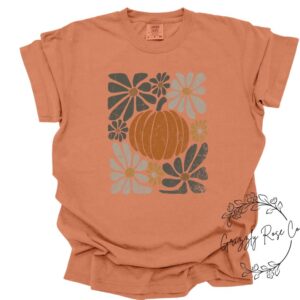 Boho Pumpkin Comfort Colors Graphic Tee