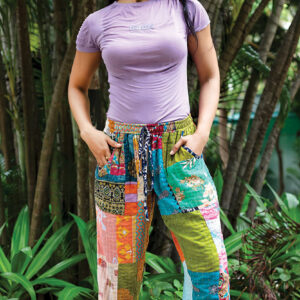 Reversible Kantha Pants