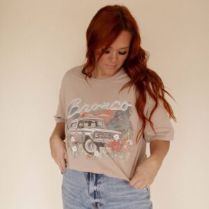 Shop Iowa Bronco Floral Graphic Tee Bronco Floral Graphic Tee