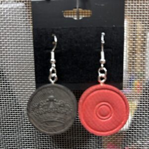 Vintage Checkers Earrings