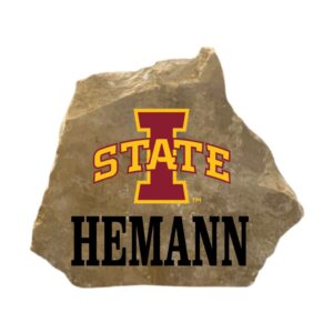Personalized Iowa State Cyclones Engraved Stone