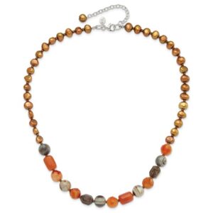 Fall Colors Gemstone necklace