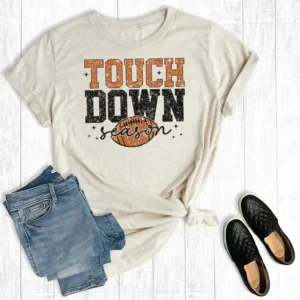 Shop Iowa Touch Down Season Tee Shirt Touch Down Season Tee Shirt