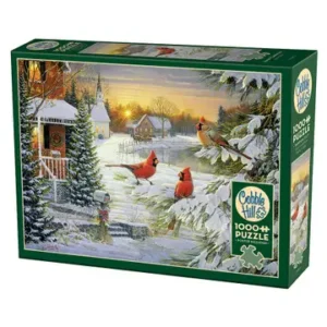 Sunset Cardinals 1000 Piece Cobble Hill Puzzle