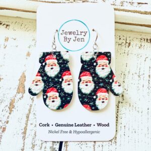 Shop Iowa Mitten Earrings: Santa Mitten Earrings: Santa