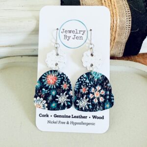 Shop Iowa Winter Hat Earrings: Winter Mix Winter Hat Earrings: Winter Mix