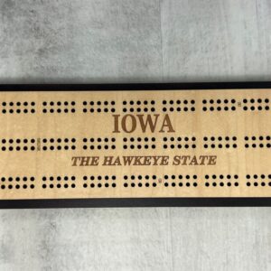 Shop Iowa Hawkeye State Cribbage Board Hawkeye State Cribbage Board