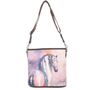 Montana West Horse Canvas Crossbody