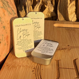 Cherry Beef Tallow Lip Balm