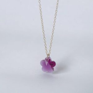 Shop Iowa Flower Crystal Pendant Necklace Flower Crystal Pendant Necklace