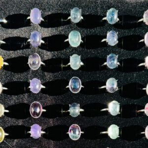 Shop Iowa Rainbow Fluorite Rings (Adjustable) Rainbow Fluorite Rings (Adjustable)