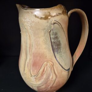 Shop Iowa Produce Station Stoneware Pitcher #5 by Artist Billy Cho Produce Station Stoneware Pitcher #5 by Artist Billy Cho