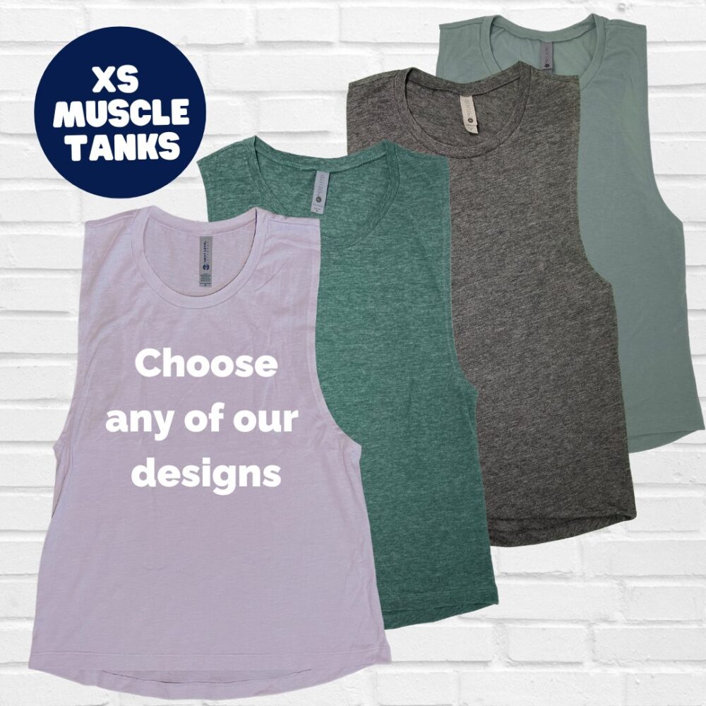 XS Muscle Tank – Choose any of our Designs – FINAL SALE – Shop Iowa