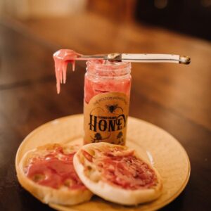 Shop Iowa The Holten Homestead Raspberry Creamed Honey The Holten Homestead Raspberry Creamed Honey