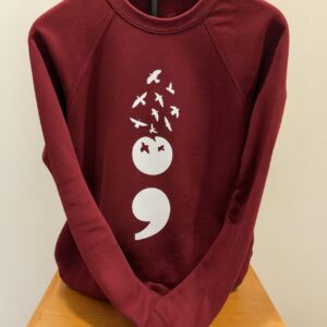 Birds Semi-Colon – Crewneck Sweatshirt