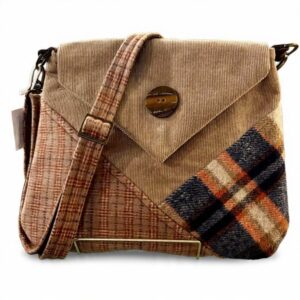 Shop Iowa Patchwork Corduroy Crossbody Bag Patchwork Corduroy Crossbody Bag