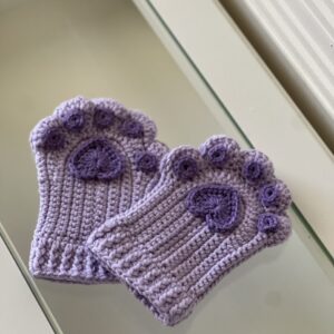 Shop Iowa Crochet Cat Paw Gloves – Lavender & Purple Fingerless Mittens, Handmade Acrylic Cat Paw Design, Soft Cozy Gloves, Kawaii Gift for Cat Lovers Crochet Cat Paw Gloves – Lavender & Purple Fingerless Mittens, Handmade Acrylic Cat Paw Design, Soft Cozy Gloves, Kawaii Gift for Cat Lovers