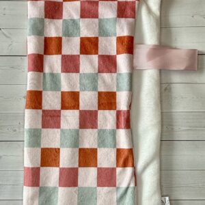 Shop Iowa Baby Blanket-Lovie with Tag-Checkered Baby Blanket-Lovie with Tag-Checkered