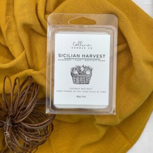 Shop Iowa Sicilian Harvest Fall Coconut Wax Melt | Rosemary Sage Bartlett Pear Sicilian Harvest Fall Coconut Wax Melt | Rosemary Sage Bartlett Pear