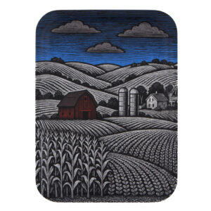 AKAR Designed: Barns in Red Tray