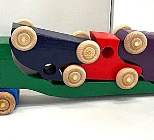 Shop Iowa Hand Made Wooden Car Hauler by Woodworker Ray Agnew Hand Made Wooden Car Hauler by Woodworker Ray Agnew