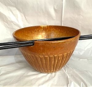 Shop Iowa Red/Gold Ramen Bowl by artist Terry Ferris Red/Gold Ramen Bowl by artist Terry Ferris