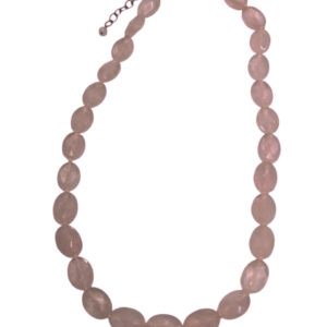 Shop Iowa Faceted Rose Quartz Necklace Faceted Rose Quartz Necklace