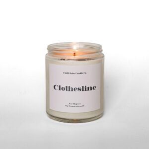 Clothesline Candle | Cotton +Iris (CLEARANCE)
