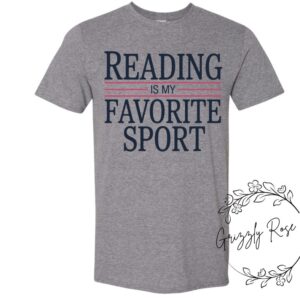 Reading is My Favorite Sport Graphic Tee