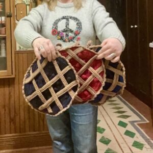Shop Iowa Crocheted Pie Style Oven Mitt Crocheted Pie Style Oven Mitt