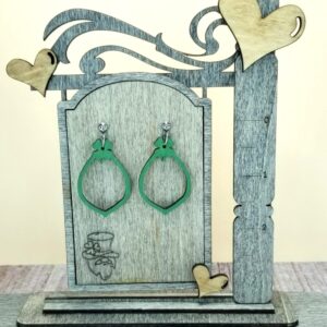 St. Patty Day Misc. Wood Earrings