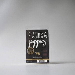 5.5 oz Wax Melts: Peaches & Poppies