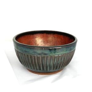 Shop Iowa Gun Metal Green Bowl By Artist Terry Ferris Gun Metal Green Bowl By Artist Terry Ferris