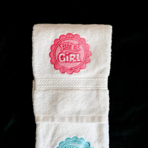 Shop Iowa It’s a Girl Burp Cloth It’s a Girl Burp Cloth