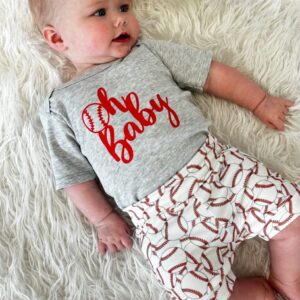 Shop Iowa Baseball Baby+Toddler Shorties Baseball Baby+Toddler Shorties