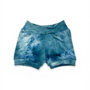 Shop Iowa Blue Tie Dye Baby+Toddler Shorties Blue Tie Dye Baby+Toddler Shorties