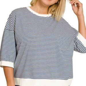 Striped Banded Top