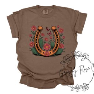 Lucky Cowgirl Comfort Colors Graphic Tee
