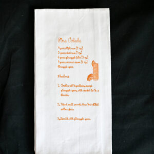 Shop Iowa Pina Colada Recipe Towel Pina Colada Recipe Towel