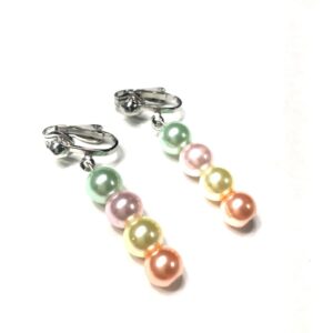 Shop Iowa Handmade Pastel Clip On Earrings Handmade Pastel Clip On Earrings