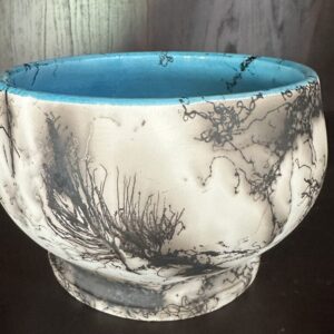 Shop Iowa Raku Horse Hair Bowl by Sara Raku Horse Hair Bowl by Sara