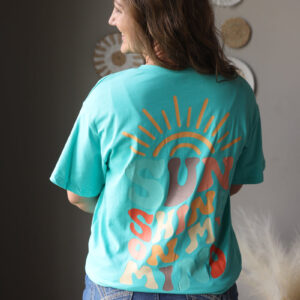 Shop Iowa Sunshine On My Mind Relaxed Graphic Tee – Mint Green Sunshine On My Mind Relaxed Graphic Tee – Mint Green