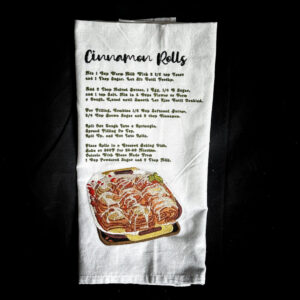 Cinnamon Roll Recipe Towel