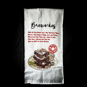 Brownies Recipe Towel