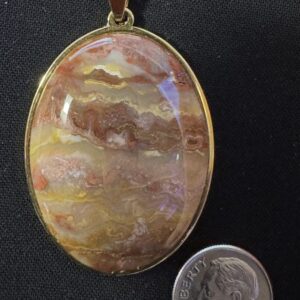 Shop Iowa Java Lace Oval Pendant Java Lace Oval Pendant
