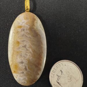 Shop Iowa Fire Agate Oval Pendant Fire Agate Oval Pendant