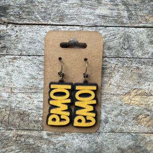 Shop Iowa Vertical Iowa Earrings Vertical Iowa Earrings