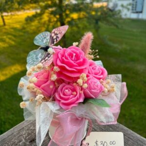 Rose Love Candle Bouquet
