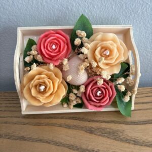 Shop Iowa SCENTED ROSE WAX ARRANGEMENT SCENTED ROSE WAX ARRANGEMENT